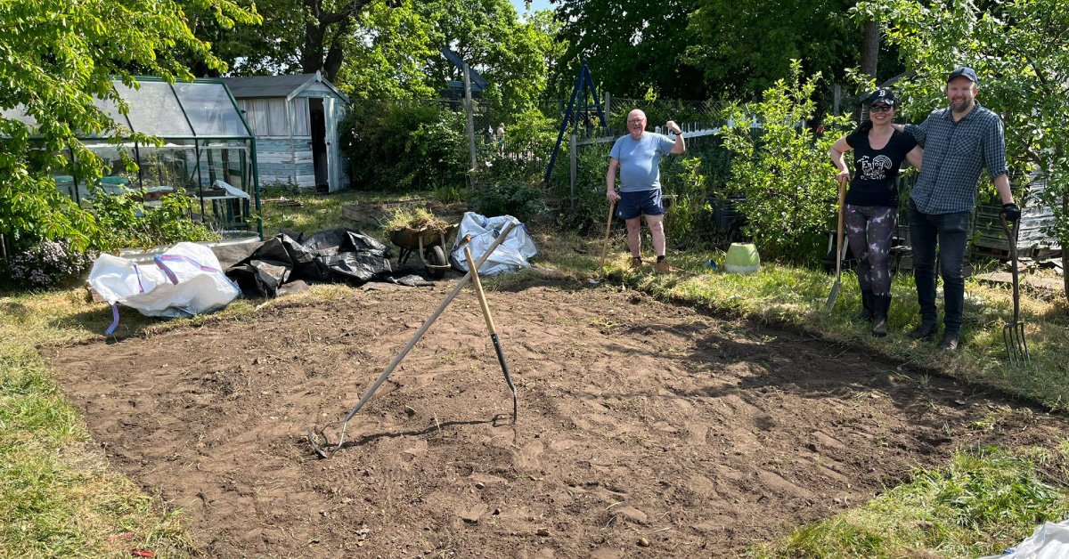 Making Ground at the Allotment